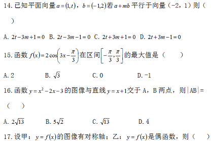 成考数学