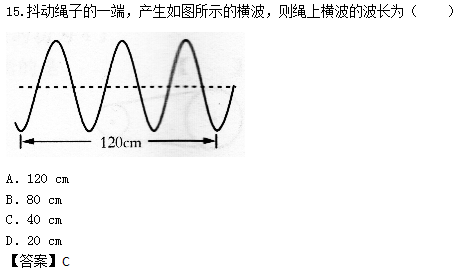 2019辽宁成考高起本《理化综合》模拟题（二）及答案5